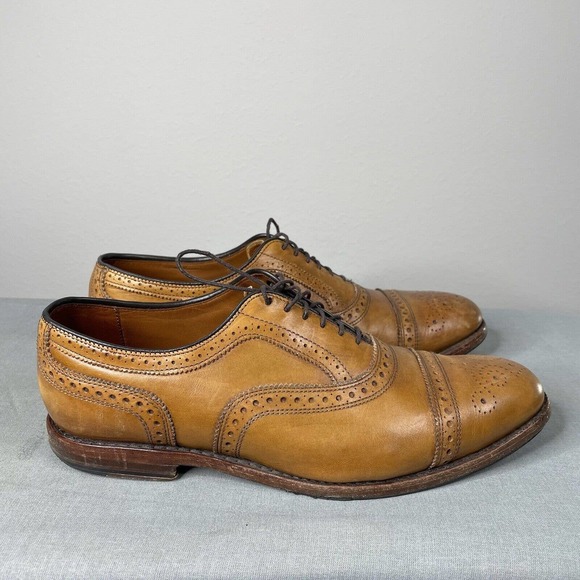 Made in USA Brooks Brothers Mens CapToe Goodyear Brown Oxfords Size 10D 55926026 main image 9